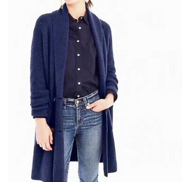 J Crew J6395 Navy Double Breasted 